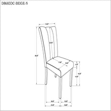 Load image into Gallery viewer, Stone - Dining Chair (Set of 2) - Beige