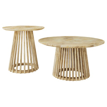 Load image into Gallery viewer, Diana - 2 Piece Round Coffee And End Table Set - Natural