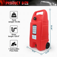 Load image into Gallery viewer, Gas Caddy With Wheels, Fuel Transfer Tank, Gasoline Diesel Can