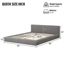Load image into Gallery viewer, Stylish Upholstered Bed With Birch Wood Frame
