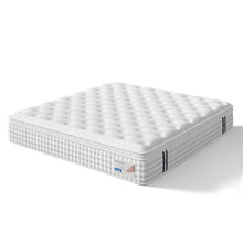Load image into Gallery viewer, 12" Hybrid Mattress, Memory Foam & Pocket Spring Bed, Medium Firm Comfort, Spine Support, Quiet & Breathable - White - King