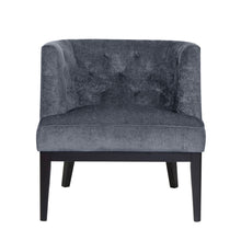 Load image into Gallery viewer, Contemporary Accent Chair With Tufted Diamond Stitching - Charcoal