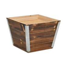 Load image into Gallery viewer, Square Planter Box (638089) - Brown