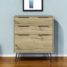 Load image into Gallery viewer, Three Drawer Dresser - Light Oak
