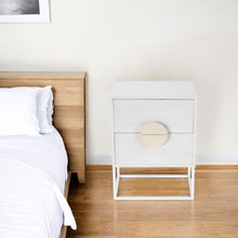 Load image into Gallery viewer, Two Drawer Nightstand - Off White