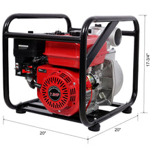 Load image into Gallery viewer, Gasoline Powered Water Pump 3" Inlet & Outlet, 264Gpm Flow, 7Hp Engine - Black / Red