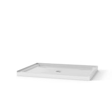 Load image into Gallery viewer, Shower Base Anti Slip Center Drain Single Threshold 32" X 48" - White