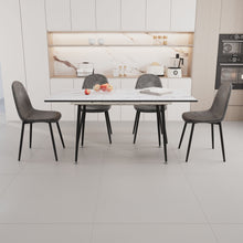 Load image into Gallery viewer, Modern Extendable Dining Table And Chair Set For 2 - 6 People