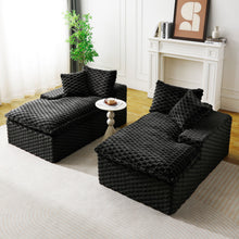 Load image into Gallery viewer, Double Chaise Lounge With Full Compressed Sponge