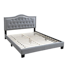 Load image into Gallery viewer, European Style Bed, Button Tufted Headboard