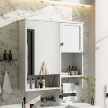 Load image into Gallery viewer, Modern Wall Mounted Bathroom Medicine Cabinet, Bathroom Wall Storage Cabinet With Mirror
