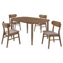 Load image into Gallery viewer, Whisten - Dining Set With Rounded Tabletop And Upholstered Chairs