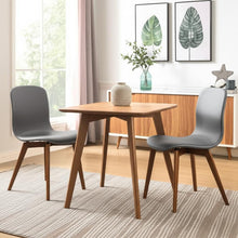 Load image into Gallery viewer, Faux Leather Side Chairs (Set of 2) - Gray
