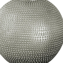 Load image into Gallery viewer, 19" Gray Round Table Lamp With Ivory Drum Shade
