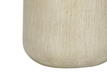Load image into Gallery viewer, 24" Beige Concrete Urn Table Lamp With Ivory Drum Shade