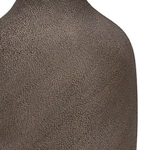 Load image into Gallery viewer, 27" Gray Ceramic Urn Table Lamp With Beige Drum Shade