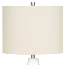 Load image into Gallery viewer, 25" Cream Novelty Table Lamp With Cream Drum Shade