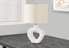Load image into Gallery viewer, 25" Cream Novelty Table Lamp With Cream Drum Shade