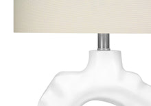 Load image into Gallery viewer, 25" Cream Novelty Table Lamp With Cream Drum Shade