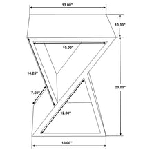 Load image into Gallery viewer, Accent Table Geometric Design - Natural