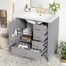 Load image into Gallery viewer, Traditional Bathroom Vanity Set With Soft Close Doors
