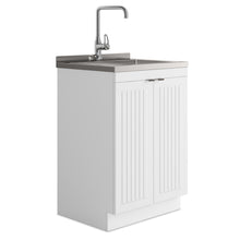 Load image into Gallery viewer, Murphy - Laundry Cabinet & Faucet And Stainless Steel Sink