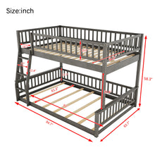Load image into Gallery viewer, Bunk Bed With Ladder And Guardrails