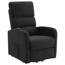 Load image into Gallery viewer, Royston - Upholstered Power Lift Recliner With Remote Comfort - Black