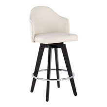 Load image into Gallery viewer, Ahoy - Contemporary Fixed Height Counter Stool With Round Footrest (Set of 2)
