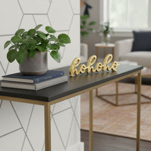 Load image into Gallery viewer, Christmas Tabletop Sign - Gold