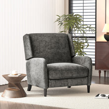Load image into Gallery viewer, Oversized Textured Fabric Pushback Recliner