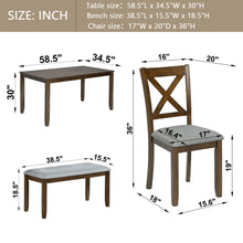 Load image into Gallery viewer, Kitchen Dining Set, Rectangular Dining Table