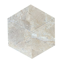 Load image into Gallery viewer, Hexagon Natural Marble Polished Tile For Wall And Floor (Set of 12)