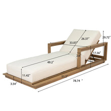 Load image into Gallery viewer, Modern Sunlounger With 5 Position Adjustable Backrest