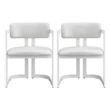 Load image into Gallery viewer, Upholstered Dining Armchairs (Set of 2)