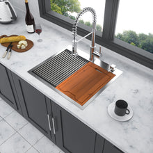 Load image into Gallery viewer, Drop In Kitchen Sink Stainless Steel 16 Gauge
