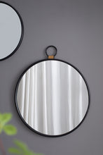 Load image into Gallery viewer, Wall Mirror With Frame, Contemporary Minimalist Accent Mirror For Living Room, Foyer, Entryway, Bedroom - Black