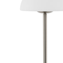 Load image into Gallery viewer, USB Table Lamp With Dome Shade - Nickel