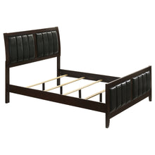 Load image into Gallery viewer, Full Panel Bed With Tufted Headboard Frame - Brown