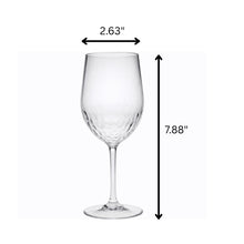 Load image into Gallery viewer, Tritan Hammer - Leadingware Unbreakable Design Plastic Wine Glasses (Set of 4), Bpa Free, 12Oz - Clear