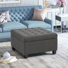 Load image into Gallery viewer, Isabella - Contemporary Ottoman With Storage