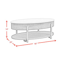 Load image into Gallery viewer, Nica - 2 Piece Occasional Table Set - White / Dark Espresso