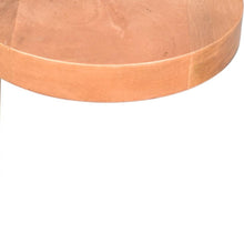 Load image into Gallery viewer, Distressed Solid Wood Round End Table (718202) - Natural