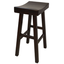Load image into Gallery viewer, Backless Bar Height Chair With Footrest 30" - Espresso