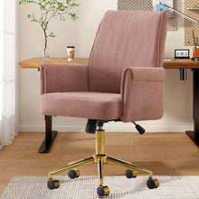 Load image into Gallery viewer, Ergonomic Mid-Back Office Chair With Striped Fabric