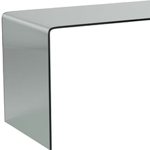 Load image into Gallery viewer, 50" Clear Glass Computer Desk