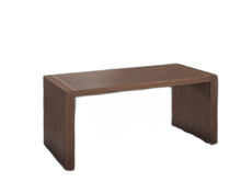 Load image into Gallery viewer, 62" Brown Wood Computer Desk