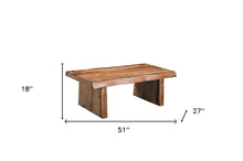 Load image into Gallery viewer, Set of Two Brown Solid Wood Sled Furniture Set