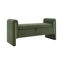 Load image into Gallery viewer, Modern Teddy Upholstered Large Bed End Bench With Arms And Storage