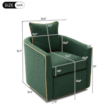 Load image into Gallery viewer, Swivel Accent Chair, Rotating Base, For Living Room